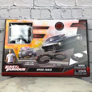 Fast & Furious Speed Chase Slot Racing Professional Series 2 Player Track Set